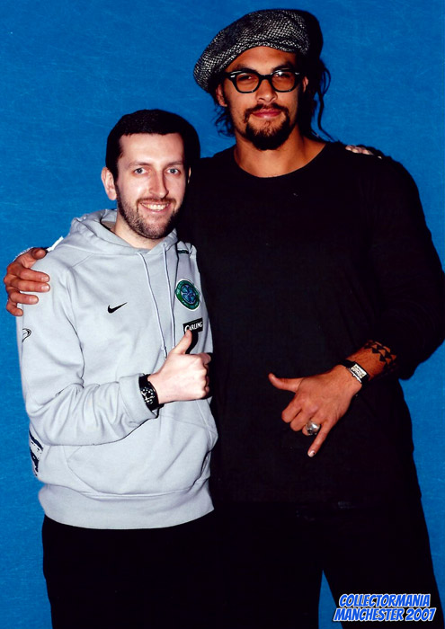 Jason Momoa at Collectormania Manchester 2007