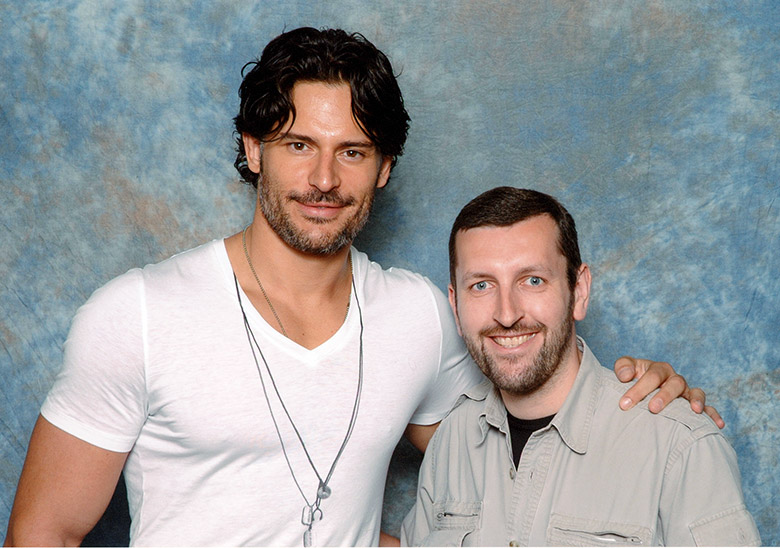 Joe Manganiello at massive events bitten convention