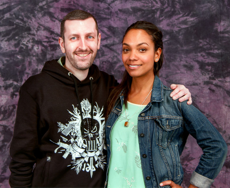 Lyndie Greenwood at MCM Memorabilia Convention 2014, Birmangham NEC