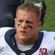 Height of J.J. Watt